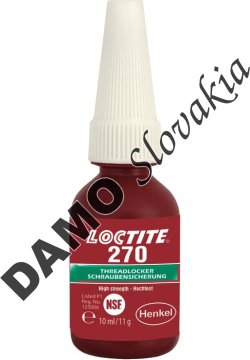 Loctite 270 10ml - zaisťovač skrutiek, vysokopevnostný