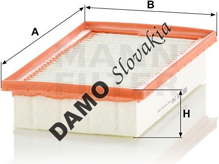 Vzduchový filter MANN FILTER C 26 048