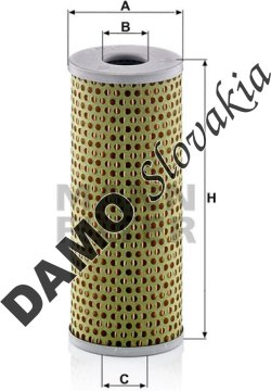 Olejový filter MANN FILTER H 729
