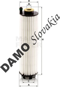 Olejový filter MANN FILTER HU 6033 z