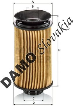 Olejový filter MANN FILTER HU 7022 z KIT