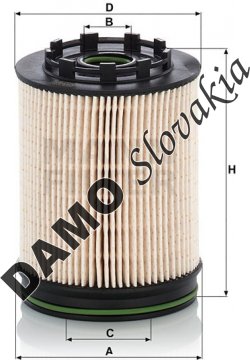 Palivový filter MANN FILTER PU 10 023/1 z KIT