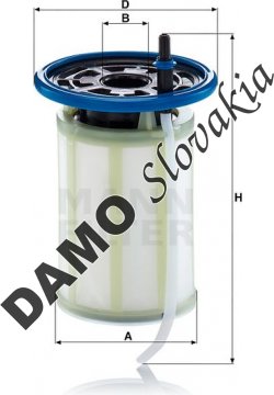 Palivový filter MANN FILTER PU 7019