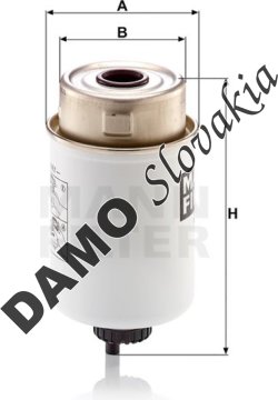 Palivový filter MANN FILTER WK 8108
