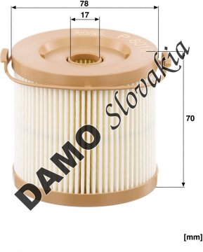 Palivový filter MANN FILTER P 8016 x
