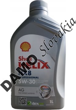 SHELL HELIX HX8 PROFESSIONAL AG 5W-30 - 1l