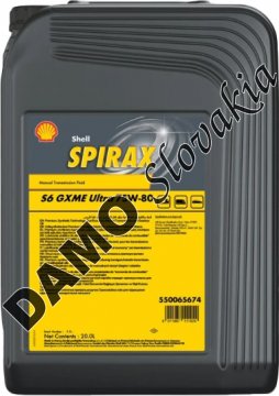 SHELL SPIRAX S6 GXME ULTRA 75W-80 - 20l