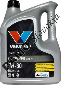 VALVOLINE SYNPOWER MST C3 5W-30 - 4l