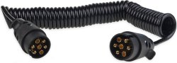 AMIO Špirálový kábel 7 pin 12V 6 m
