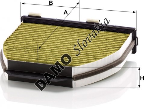 Kabínový filter MANN FILTER FP 29 005/1