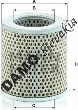Vzduchový filter MANN FILTER C 1132