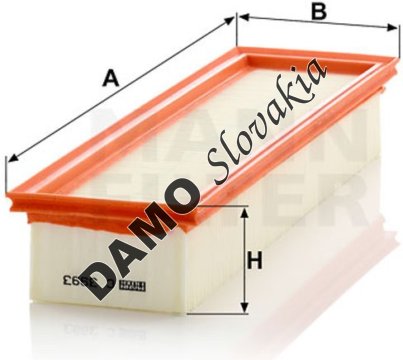 Kabínový filter MANN FILTER C 3993