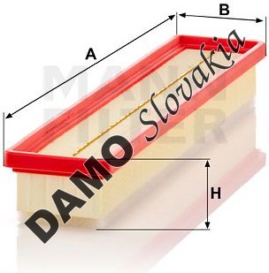 Vzduchový filter MANN FILTER C 46 010