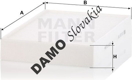 Kabínový filter MANN FILTER CU 28 016
