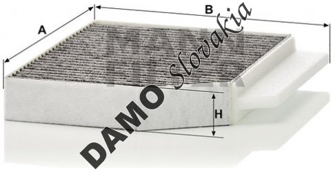 Kabínový filter MANN FILTER CUK 26 023