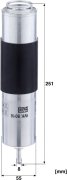 Palivový filter MANN FILTER WK 5016