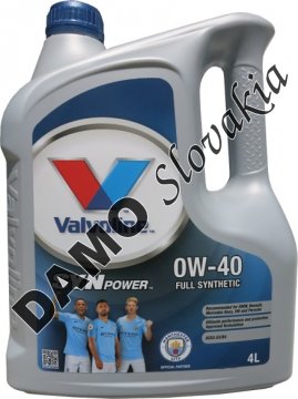 VALVOLINE SYNPOWER 0W-40 - 4l