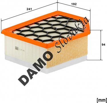 Vzduchový filter MANN FILTER C 25 091