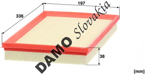Vzduchový filter MANN FILTER C 34 002