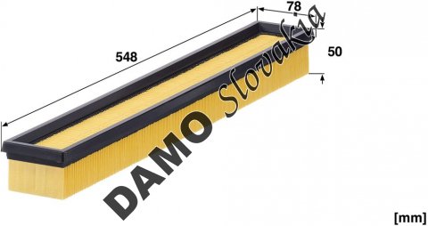 Kabínový filter MANN FILTER CUD 55 008