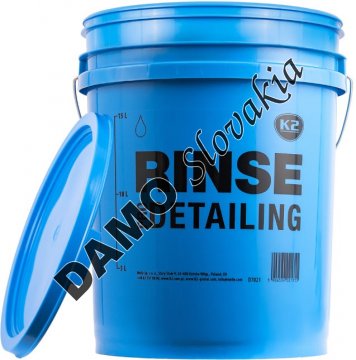 K2 DETAILING BUCKET "RINSE" - 20l