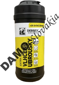 DEBBEX extra silné vlhčené utierky - 100ks