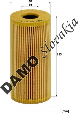 Olejový filter MANN FILTER HU 618/1 y