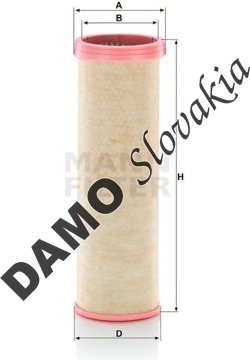Poistný filter MANN FILTER CF 16 004