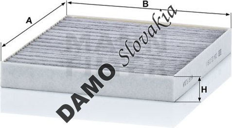 Kabínový filter MANN FILTER CUK 23 019/1