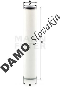 Separátor oleja MANN FILTER LE 25 001