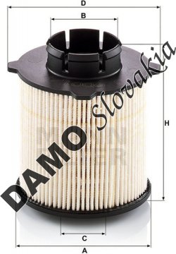 Palivový filter MANN FILTER PU 9001/1 x