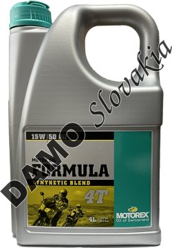 MOTOREX FORMULA 4T 15W-50 - 4l