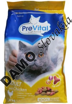 PreVital granule mačka Kuracie - 1,4kg