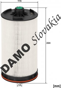 Palivový filter MANN FILTER PU 12 007 z
