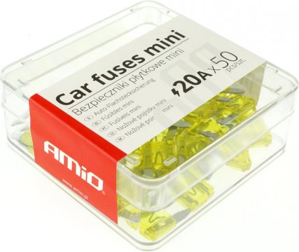 AMIO autopoistky MINI 20A - 50ks
