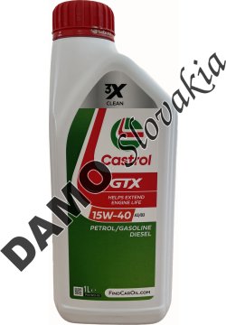 CASTROL GTX 15W-40 - 1l