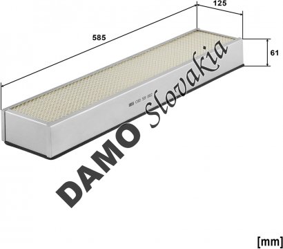 Kabínový filter MANN FILTER CUD 59 002