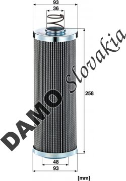 Filter hydrauliky MANN FILTER HD 1053 x