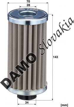 Filter hydrauliky MANN FILTER HD 7029 x