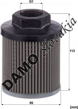 Filter hydrauliky MANN FILTER HD 9009