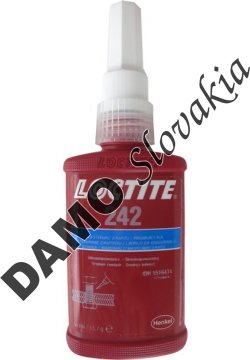 Loctite 242 50ml - zaisťovač skrutiek, strednopevnostný