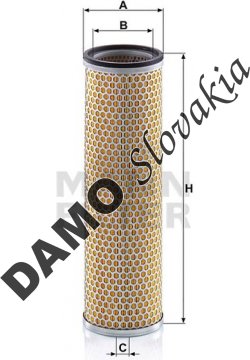 Poistný filter MANN FILTER C 12 116/2