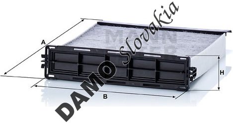 Kabínový filter MANN FILTER CUK 28 013