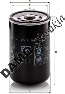 Palivový filter MANN FILTER WK 11 046