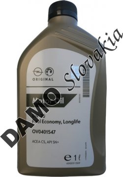 OPEL GM FUEL ECONOMY LONGLIFE 0W-20 - 1l
