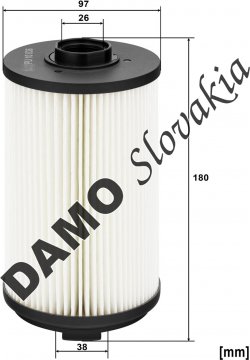 Palivový filter MANN FILTER PU 10 036 x