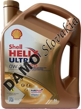 SHELL HELIX ULTRA ECT C6 0W-20 - 5l