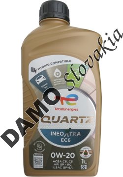 TOTAL QUARTZ INEO XTRA EC6 0W-20 - 1l
