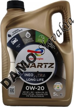 TOTAL QUARTZ INEO XTRA LONG LIFE 0W-20 - 5l