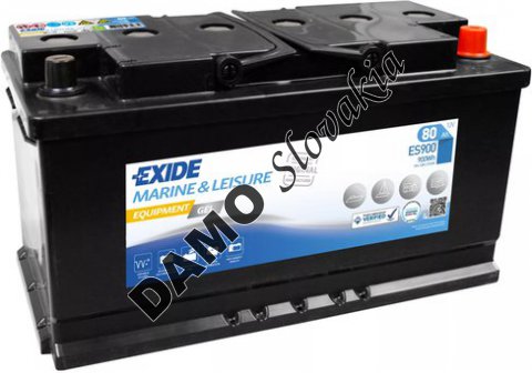 EXIDE EQUIPMENT GEL 12V 80Ah 900Wh, ES900